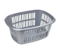 URBNLIVING TML Silver Rectangular Laundry Basket