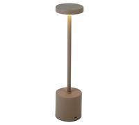URBNLIVING Touch LED Table Lamp - Cordless, Dimmable Night & Desk Light for Bedroom, Study, Office - Taupe