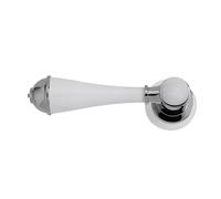URBNLIVING Universal Metal Chrome Plated Finish Toilet Flush Cistern Lever Arm Kit Handle Replacement for WC Toilets Flusher (Chrome Classic)