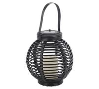 URBNLIVING Warm White LED Solar Lantern Hanging Round/Cylindrical with Handle Garden Decor