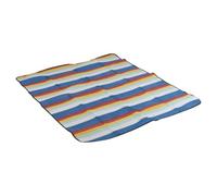 URBNLIVING Waterproof Picnic Blanket Outdoor Beach Camping Mat, Foldable Polyester Rug with Waterproof Backing and Carry Handle, Portable Travel Blanket for Park, BBQ and Family Trips - Small