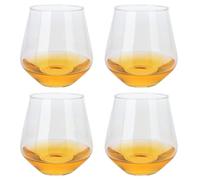 URBNLIVING Whiskey Glass Boxed Glasses Gift Set for Whisky, Cognac, Bourbon, Set of Whiskey or Cocktails Tumblers Glasses (Set of 4)