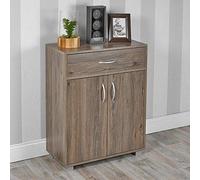 URBNLIVING Wooden Free Standing Storage Cabinet (Oak)