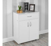 URBNLIVING Wooden Free Standing Storage Cabinet (White)