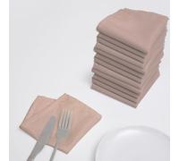 Urby Eco Hanky 10x10 Inches Reusable Mini Napkins Eco Friendly Size Ideal For Kids Lunch or Low Waste Replacement (Light Pink, Mini-12pk)