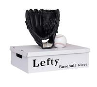 Urby Left Handed T-Ball Glove, 11.5in, Black, Youth, Infield, Leather Lining, 2024 Model