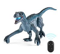URBZUE Remote Control Dinosaur, Dinosaur Toy for Kids, Dino Remote Control Robots with LED Lights and Sounds, Remote Control Toy for 3 4 5 6 7 8 Year Old Kids Christmas