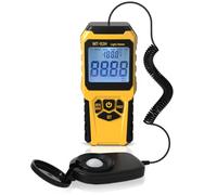 URCERI Digital Light Meter with Split Sensor, Handheld Ambient Temperature Measurer, 0-200,000 Measurement Range, Lux Meter for Plants Indoor Outdoor