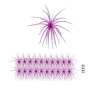 Urchin Baits(E-Electric Plum, 2.7in-20pcs)