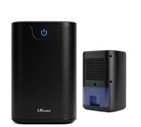 URChoice 700 ml Compact Premium Electric Dehumidifier, Ultra Quiet, Energy Efficient Moisture, Damp and Mold Absorber, Portable for Home and Kitchen, Bedroom, Office, Basement