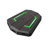 UrChoiceLtd LED Backlit Gaming Controller Converter, TYPE-C USB Keyboard and Mouse Adapter/Converter for PS4/Xbox One/Xbox 360/Nintendo Switch/PS3(Black)