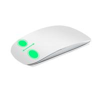UrChoiceLtd ProMe TM-823 Wireless Touch Mouse Combo 2.4GHz 3 Buttons 1200 DPI Ultra-thin Intelligent Energy-saving Optical Mice For Macbook Laptop (White)