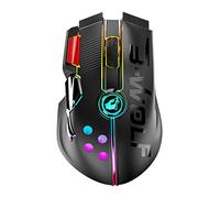 UrChoiceLtd X6 PRO Wireless Gaming Mouse,Ultra-Light,Pixart Sensor PAW3325,Up to 12000DPI,2.4G/USB-C Wired Gaming Mice,6 Programmable Buttons,1000mAh Battery,for PC/MAC/PS4/XBOX (Black)