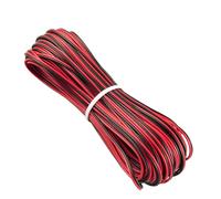 URCIANOW 0.2mm² 0.2mm² Twin Core Red Black Cable 22awg 20M Flexible Wire 12v for LED Strips DIY Electronics 1.6x3.2mm