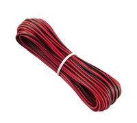 URCIANOW 0.2mm² Twin Core Red Black Cable 22awg 15M Flexible Wire 12v for LED Strips DIY Electronics 1.6x3.2mm