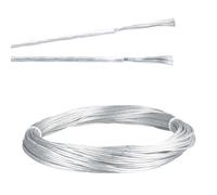 URCIANOW 15Meters 18Gauge 2 Core Transparent Cable 8A Clear Cable Highly Transparent PVC without sheath Outer Diameter 2.1 * 4.2mm For DIY Electronic Projects LED Light Strips