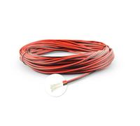 URCIANOW 18AWG 0.75mm² 30m Twin Core Silicone Cable, Ultra-Flexible Red/Black Tinned Copper Wire for 12V/24V DC Automotive, Solar, LED & Low-Voltage DIY Projects
