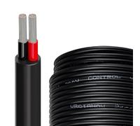 URCIANOW 20 Gauge 30M 2x0.5mm Electrical Cable 2 Core Flexible Extension Cable Stranded PVC Cord Tinned Copper Wire for Automotive Led Lamp 5Amps Wire 12v 24v