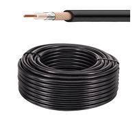 Urcianow RG58 Coaxial Cable - 15Meters Low Loss 50Ohms RG58 RF Coax Cable for SMA, UHF, F, N, BNC, TNC Connectors - WiFi Router Signal Booster Amplifier