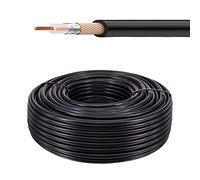 urcianow RG58 Coaxial Cable 30Meters Low Loss RG58 Coax Cable 50Ohms Flexible RF WiFi Antenna Extension Cable for SMA PL259 UHF BNC N Type Adapter WiFi Router Signal Booster Amplifer