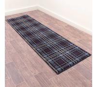 Urco Tartan Check Runner Blue