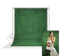 UrcTepics 5×7 ft Green Vintage Photography Backdrops, Classic Abstract Texture Backdrop for Headshots and Portraits, Retro Photo Background for Studio and Events.