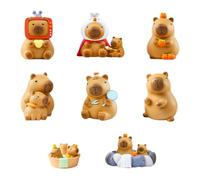 URDAKBX Capybara Figure Blind Box Characters Capybara Figures Collectible Character Series Articulated Character Design Gifts for Capybara Fan-Favorite Blind Box Single Box 1PCS