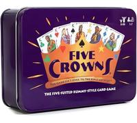 URDAKBX Family Card Game Crowns Poker Board Game Essential Card Games Gather Card Games for Young Adults Card Games Can Entertain 1 to 7 Players, Bring More Joy to Family and Friends Iron Box