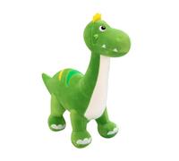 URDAKBX Soft Dinosaur Plush Toy, Fat Green Realistic Cuddly Dinosaur Stuffed Animal Plush Dolls Toys Birthday Gifts for Girls Boys Kids (9.8 inch)
