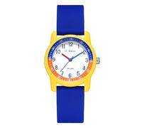 Urdesw Kids Watch for Boys Girls Watches Age 3-10, 32MM Dial-5ATM Waterproof Kids Analog Watch Time Teaching Easy to Read Kids Gifts (Blue)
