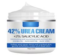 Urea 42% Foot Cream With 2% Acid - 100g Urea Cream For Dry And Hard Skin Feet And Hand - Maximum Strength Cracked Heel Repair Cream For Foot And Body Care - Foot Cream For Cracked Heels And Dry Skin