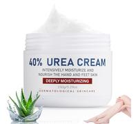 Urea Cream 40 Percent, Foot & Hand Cream Maximum Strength with Tea Tree and Aloe Vera, Intensive Moisturizer Foot & Hand Repair for Dry, Cracked Skin - 150g