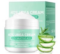 Urea Cream 40% Percent for Feet Maximum Strength, 40% Urea Cream Plus 2% Salicylic Acid with Hyaluronic Acid, Deep Moisturizes, for Dry Cracked Heels Feet Knees,150g