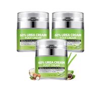 Urea Cream 60% For Feet Maximum Strength, for Dry Cracked Feet Hands, Softening & Deep Moisturizing, Dead Skin Remover & Callus Repair Treatment, Relieves Cracking and Dryness Foot Cream (3PCS)