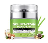 Urea Cream 60% For Feet Maximum Strength, for Dry Cracked Feet Hands, Softening & Deep Moisturizing, Dead Skin Remover & Callus Repair Treatment, Relieves Cracking and Dryness Foot Cream (1PCS)