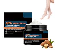 Urea Cream 60 Percent for Feet,60% Urea Foot Cream Plus 2% Salicylic Acid for Very Dry Feet, Cracked Heels, Hard and Dry Skin, Deep Moisturizing,150g