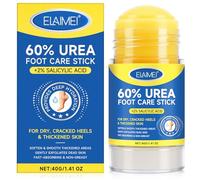 Urea Cream 60 Percent for Feet, Urea Foot Cream Stick for Cracked Heel & Callus Repair - Intense Moisturizer for Dry, Rough Skin - Fast-Acting Exfoliation, 40g/1.41 oz