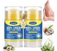 Urea Cream 60 Percent for Feet with 2% Salicylic Acid, Deep Moisturizing Urea Foot Cream for Cracked Heels and Dry Skin, Cracked Heel Repair Cream, Callus for Feet, Knees, and Hands - 2PCS