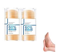 Urea Cream for Feet, Lotion Stick Balm for Dry Cracked Heel, 60% Urea Foot Cream,Feet Maximum Strength, Exfoliates Dead Skin and Reduces Calluses (2)
