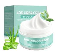 Urea Foot Cream 40% + Salicylic Acid 2% Urea Cream for cracked heels and dry skin with Hyaluronic Acid, Tea Tree, and Aloe Vera Deep Moisturising & Callus Remover