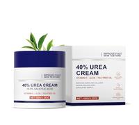 Urea Foot Cream 40% with 2% Salicylic Acid - Intensive Repair for Dry Cracked Heels, Calluses & Hard Skin - Exfoliating & Moisturising Foot Cream with Aloe Vera Extract & Tea Tree Oil - 100g