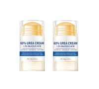 Urea Foot Cream with 60% Urea and 2% Salicylic Acid, 2025 Moisturising Heel Stick for Cracked Heels and Dry Skin, Moisturizes and Hydrates the Dry Skin, Callus Remover & Skin Softener (2 PCS, A)