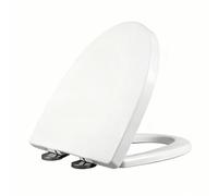 Urea-Formaldehyde Toilet Seat, V and U Shaped Seats, Soft-Close Asiento de Inodoro, Replacement Bowl lid for Home Bathroom(V-Shaped X-Large)