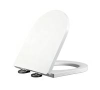 Urea-Formaldehyde Toilet Seat, V and U Shaped Seats, Soft-Close Asiento de Inodoro, Replacement Bowl lid for Home Bathroom(U-Shaped Large)