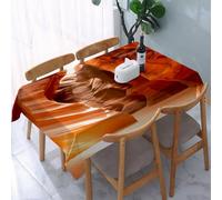 UREJD Table Cloth Rectangle 60x90 in Wipe Clean Tablecloth Water Resistant Table Cover for Kitchen,Amazing shot at the Grand Canyon inside cave Antelope,Party Decorations