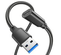 URELEGAN USB C Female to USB Male Cable 3.3 FT, 10Gbps USB 3.0 Type A Male to USB 3.0 Type C Female Extender Converter 1M, USB 3.2 Gen 2 OTG,15W&3A Charging USB A to USBC Adapter for Laptop,PC,U Disk