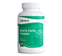 URENUS Mind & Clarity Complex - Botanical Brain Support Supplement - Ashwagandha 500mg, Rhodiola Rosea, Bacopa Monnieri, L-Theanine, 5-HTP, Kanna & Black Pepper - 120 Capsules - 30 Day Supply