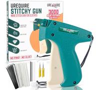 UREQUIRE 2025 Advanced Stitchy Micro Stitch Gun for Clothes - Mini Sewing Gun for Quilting & Hemming - Stitchy Quick Clothing Fixer with 2 ultra-fine Needles, 1500 Black & 1500 White 4.4mm Fasteners.