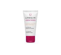 Uresim cream for dry, chapped hands is a protective emulsion and recuperating skin of the hands, has a high concentration of urea, moisturizing and smoothing the surface horny layer of the skin immediately restoring the natural balance of it. Indicated for hydration and comprehensive hand care and prevention of skin alterations in the hands of external agents, its formula is dermatologically tested. Package of 50 ml.