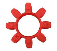 Urethane Coupling Insert for Series Flexible Shaft Coupler, Polyurethane Spider Pad, Oil Resistant Industrial Machinery Drive Coupling with Open Center(GR24)